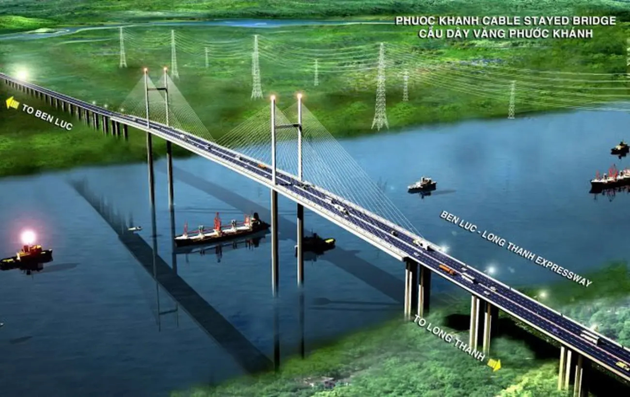Cầu Phước Khánh – kết nối quan trọng từ sân bay Long Thành về Cần Giờ, thúc đẩy du lịch và đầu tư quốc tế.