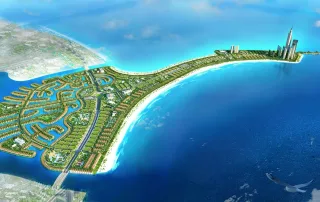 Dự án siêu đô thị biển Vinhomes Green Paradise Cần Giờ, với quy mô lên đến 2.870 ha.