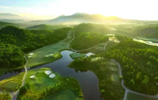 Khu vực trung tâm của The Grand Island – Đảo Mặt Trời với khung cảnh thiên nhiên tuyệt đẹp và các tiện ích đẳng cấp.