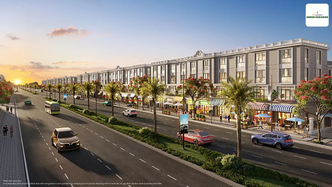Shophouse Vinhomes Green Paradise – Bảng giá và 7 lý do nên mua ngay