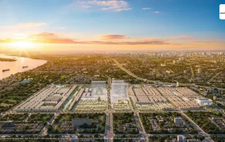 Phối cảnh toàn diện của dự án Vinhomes Green Paradise tại Cần Giờ, TP.HCM, với quy mô 2.870 ha.