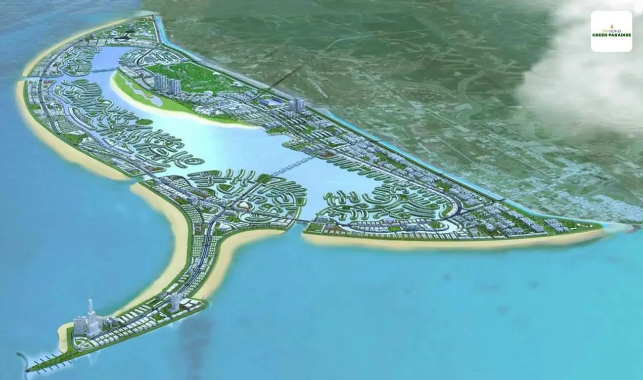 Quy hoạch tổng thể Vinhomes Green Paradise tại Cần Giờ: Đô thị biển đẳng cấp quốc tế.