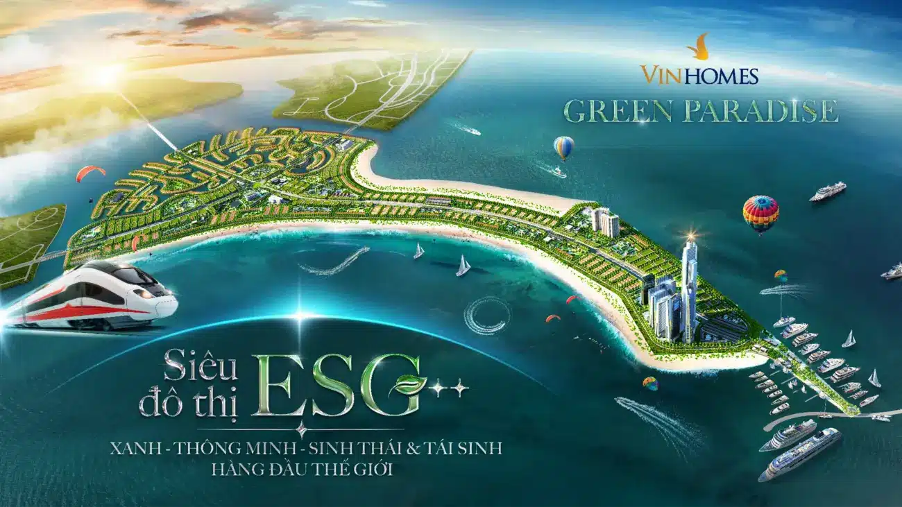 Siêu đô thị ESG Vinhomes Green Paradise Cần Giờ: Tương lai phát triển bền vững cho Việt Nam và Đông Nam Á.