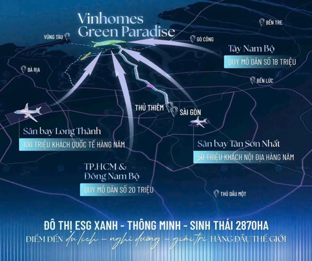 Hạ tầng giao thông hiện đại đưa Cần Giờ thành tâm điểm đầu tư, du lịch và an cư hàng đầu tại TP.HCM.