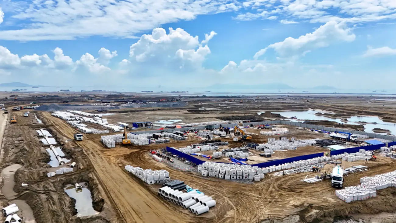 Tiến độ thi công The Green Bay Vinhomes Green Paradise Cần Giờ ngày 02/10/2025.